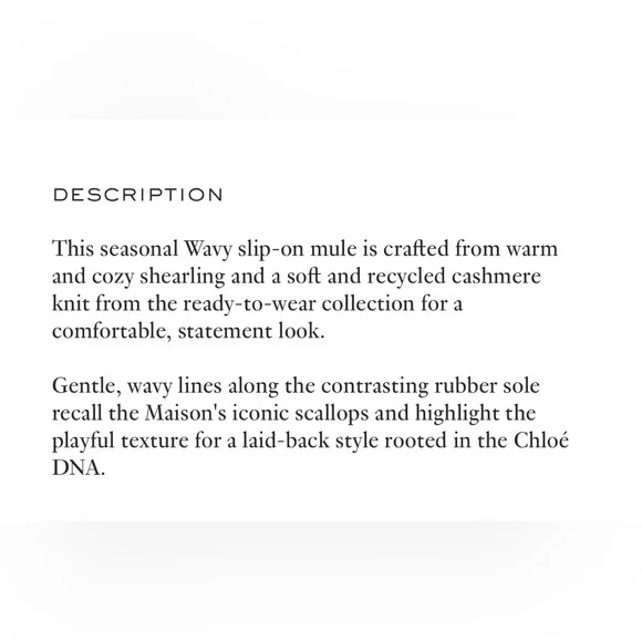 Authentic Chloe multi brown wavy slides Size 8 - Picture 6 of 8